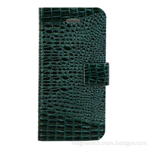 IBACKS Italian Alligator Pattern Case for iPhone 5/5S, Luxurious, with Top-grade Quality, Green